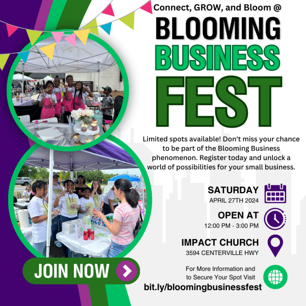 Blooming Business Registration Ad